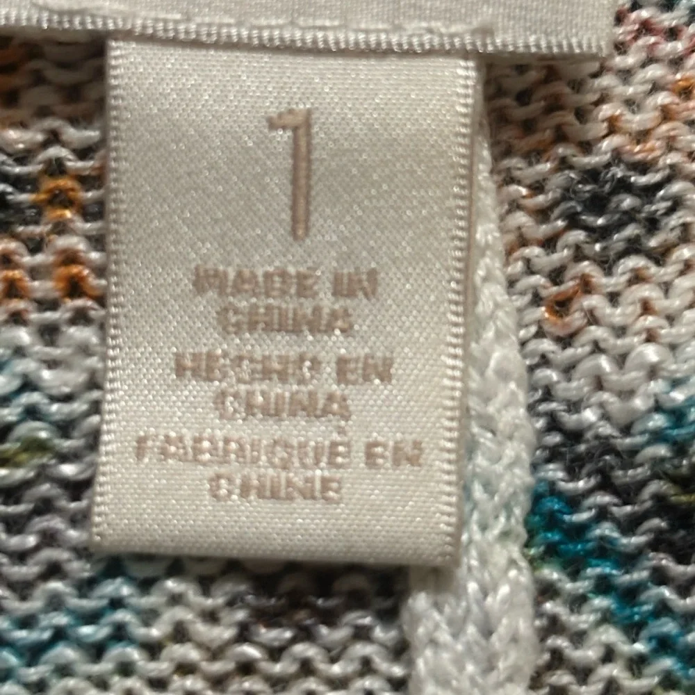 Chico's Multicolor Knit Cardigan - Picture 5 of 11